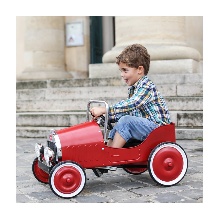 Baghera. Classic Red Pedal Car Cozykids.gr