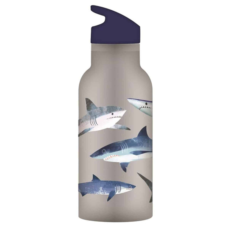 CROCODILE CREEK. Ανοξείδωτο μπουκάλι νερού Καρχαρίες