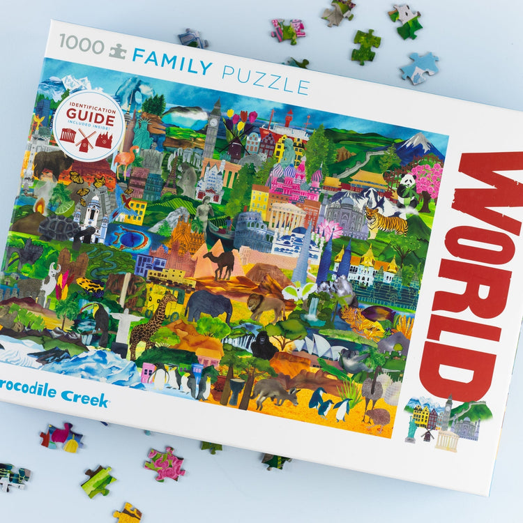 CROCODILE CREEK. 1000 pcs puzzle - World Collage