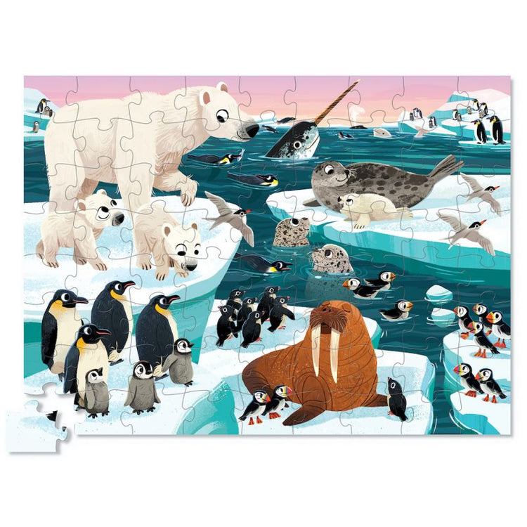 CROCODILE CREEK. 72-piece puzzle Arctic Animals