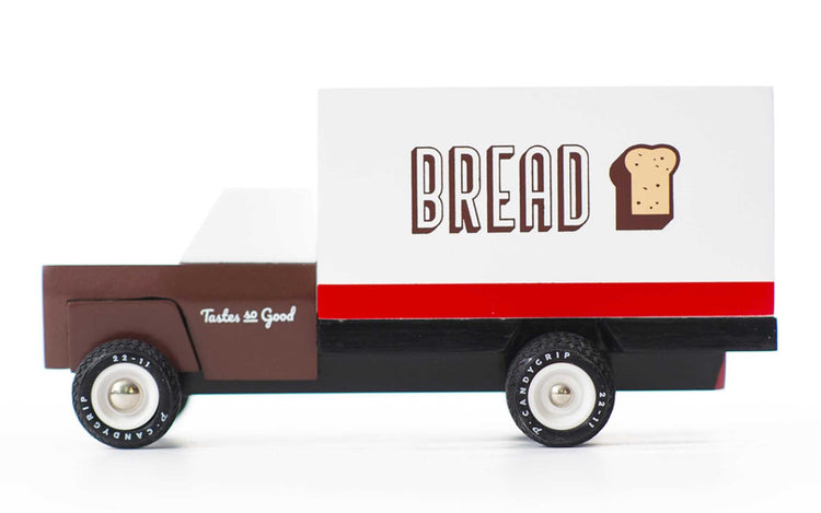 CANDYLAB. Americana ξύλινο όχημα Του φούρναρη Bread Truck (λευκό-μαύρο)
