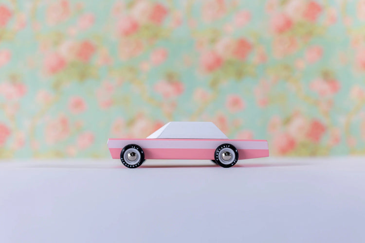 CANDYLAB. Americana ξύλινο αυτοκίνητο Pink Cruiser (ροζ-λευκό)