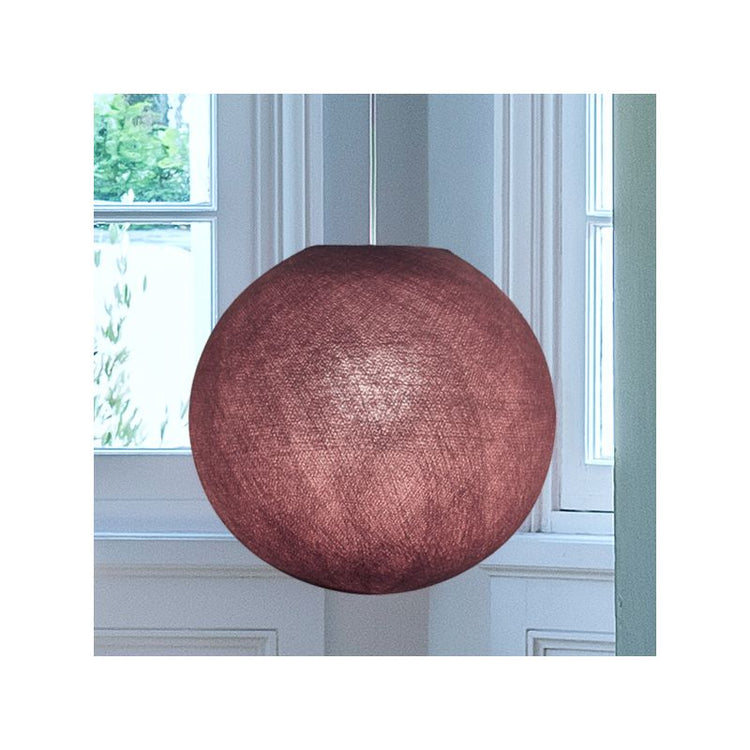 LA CASE DE COUSIN PAUL. Φωτιστικό οροφής Globe Vieux Rose M 36εκ.