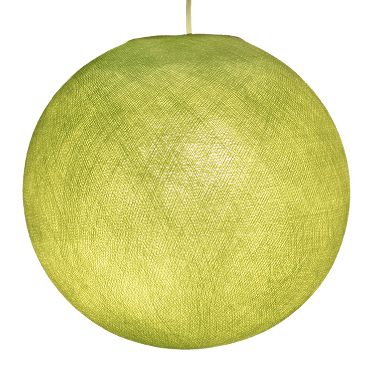 LA CASE DE COUSIN PAUL. Lampshade Globe Anis M 36 cm