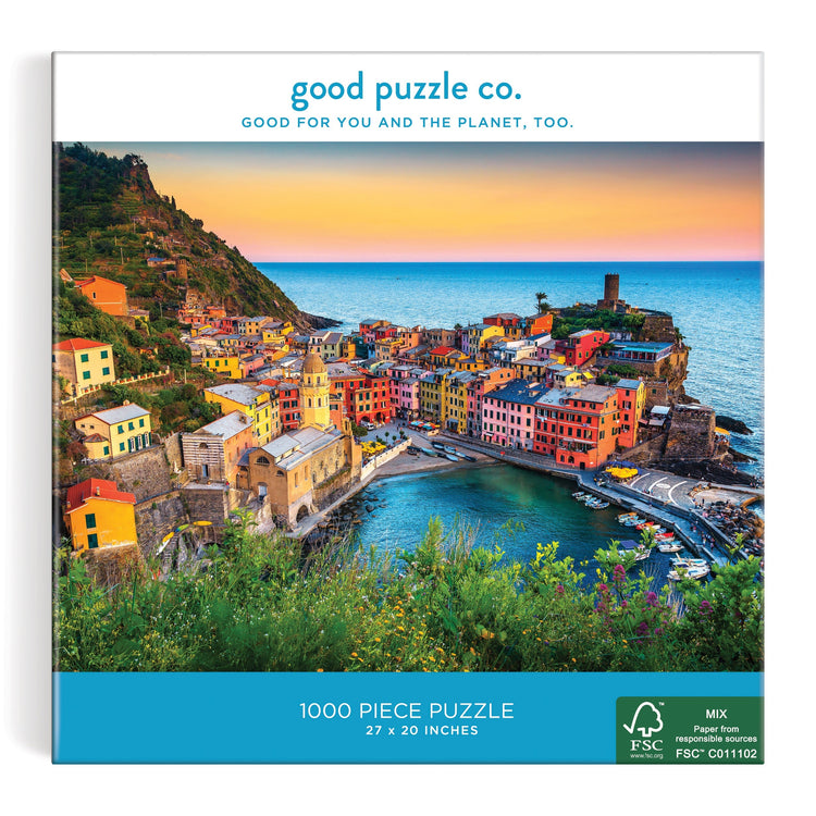 GOOD PUZZLE COMPANY, Παζλ 1000 κομματιών Sunset At Cinque Terre