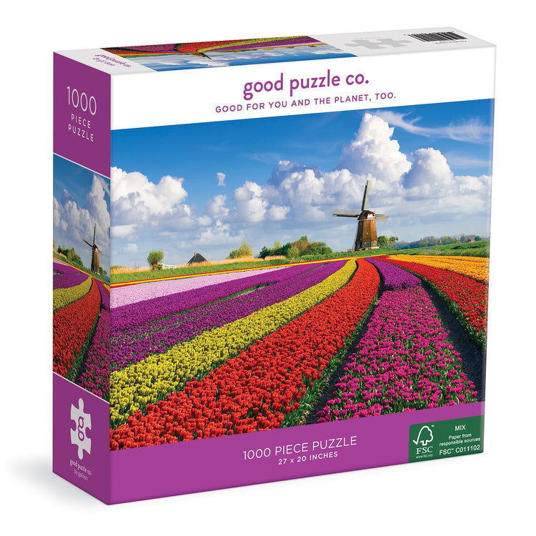 GOOD PUZZLE COMPANY. 1000 pieces puzzleFlowers In Holland
