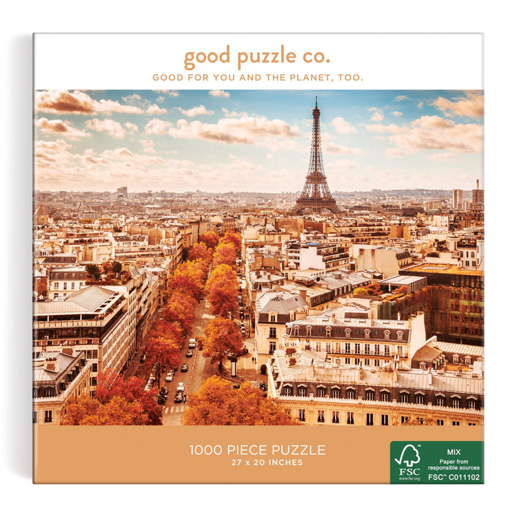 GOOD PUZZLE COMPANY. 1000 pieces puzzle-Parisian Fall