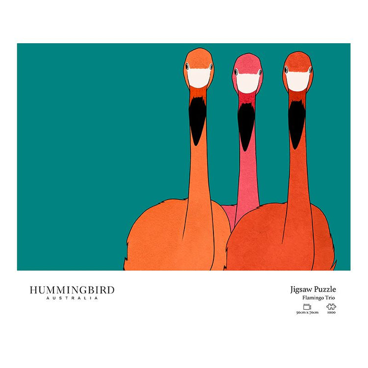 HUMMINGBIRD, Παζλ 1000 κομματιών Flamingo Trio