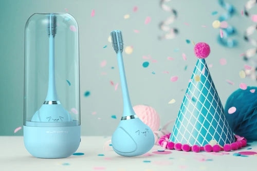 InnoGio. Sonic Electric Toothbrush for children with 360° function (blue)