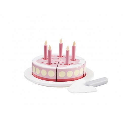KIDS CONCEPT. Wooden cake with candles