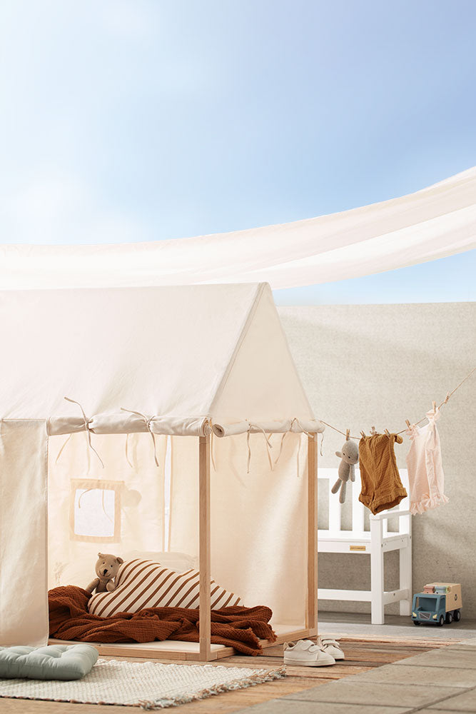 KIDS CONCEPT. Play house tent off white