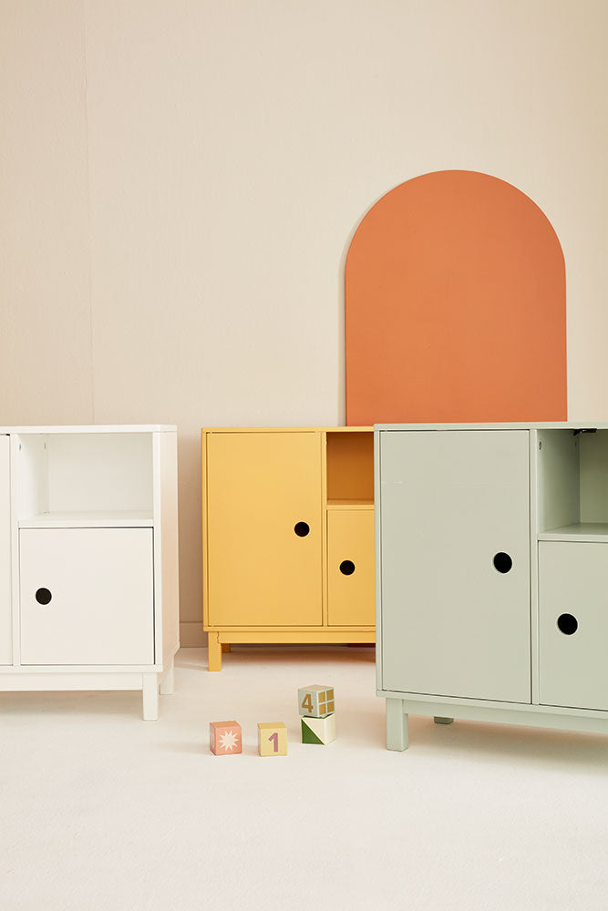 KIDS CONCEPT. Cabinet yellow STAR