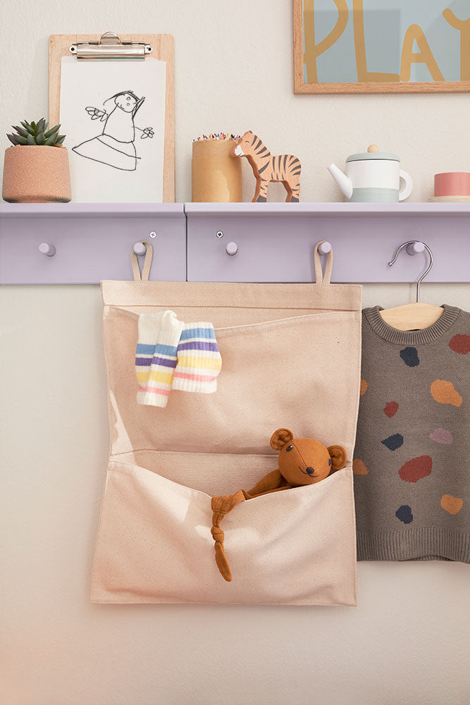 KIDS CONCEPT. Hang storage for toys - Off White