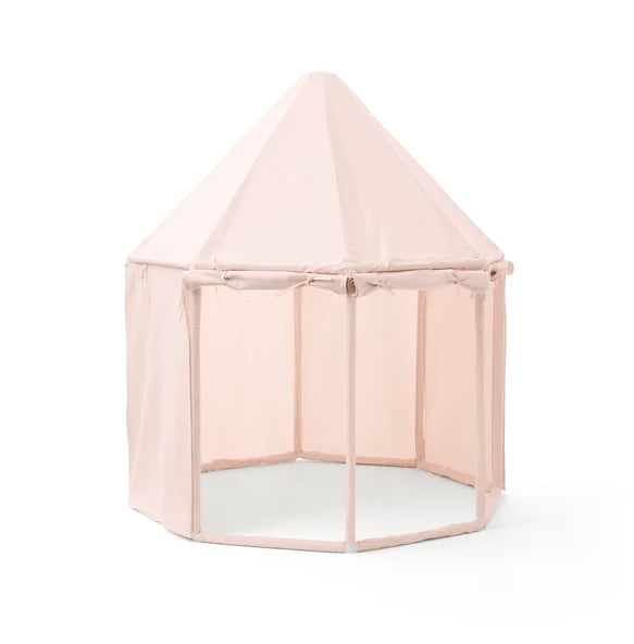 KIDS CONCEPT. Ξύλινο σπιτάκι πολυγωνικό Montessori (απαλό ροζ)