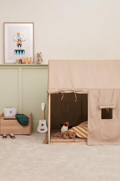 KIDS CONCEPT. Play house tent beige
