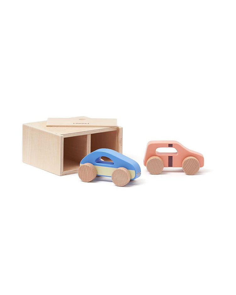 KIDS CONCEPT. Cars 2-pack with garage AIDEN