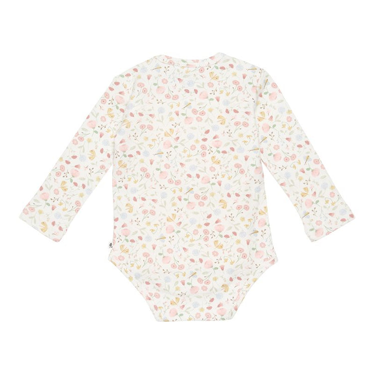 LITTLE DUTCH. Bodysuit long sleeves Flowers & Butterflies - 50/56