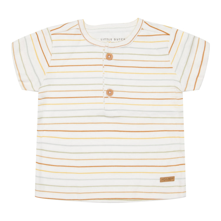 LITTLE DUTCH. T-shirt short sleeves Vintage Sunny Stripes