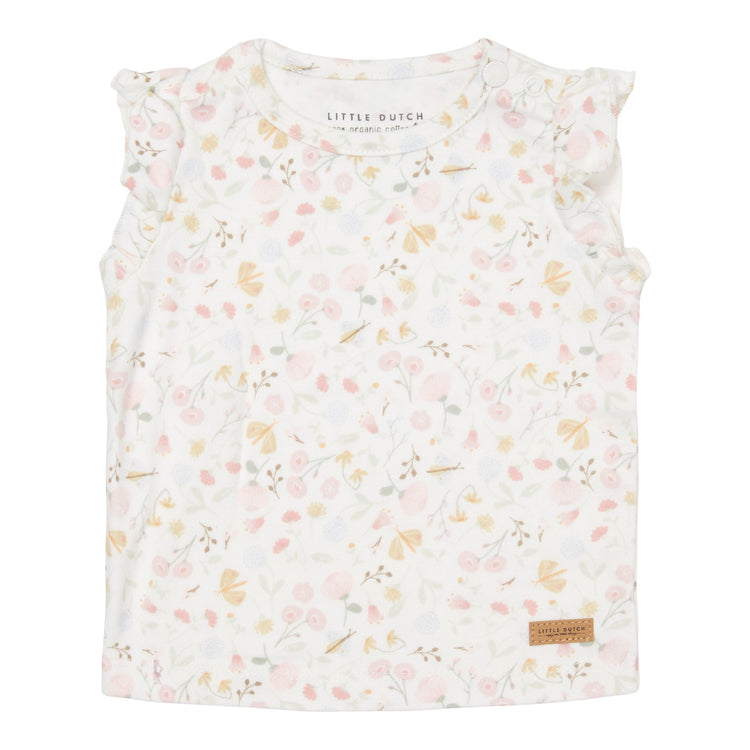 LITTLE DUTCH. T-shirt short sleeves Flowers & Butterflies