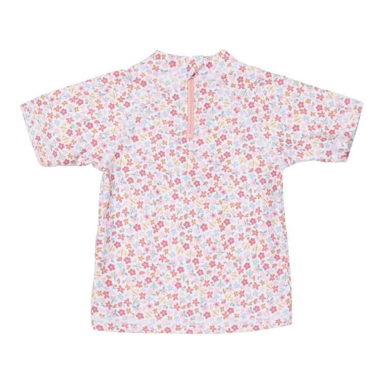 LITTLE DUTCH. Μπλουζάκι κοντομάνικο με προστασία UV Summer Flowers