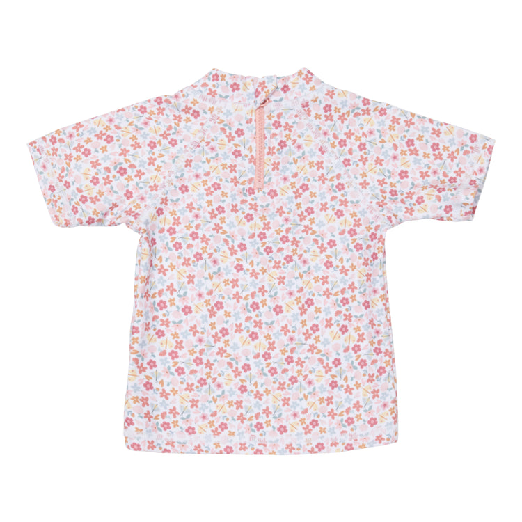 LITTLE DUTCH. Swim T-shirt short sleeves Summer Flowers - 74/80