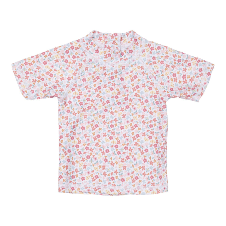 LITTLE DUTCH. Swim T-shirt short sleeves Summer Flowers - 74/80