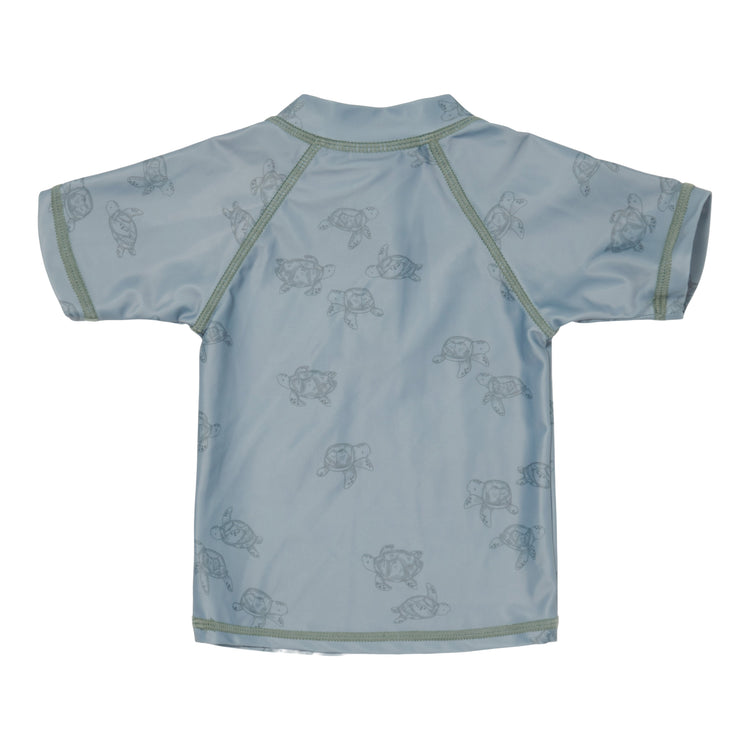 LITTLE DUTCH. Swim T-shirt short sleeves Turtle Island  Olive - 62/68