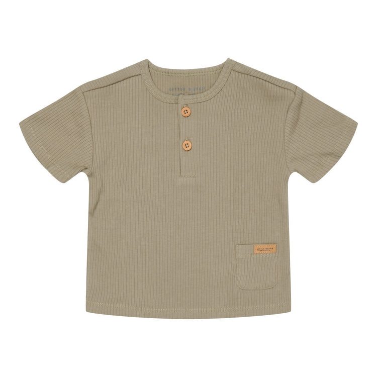 LITTLE DUTCH. T-shirt short sleeves Olive - 68