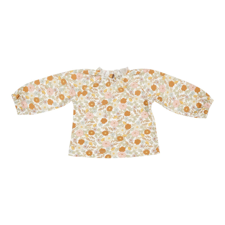 LITTLE DUTCH. T-shirt with sleeves with ruffles Vintage Little Flowers - 50/56