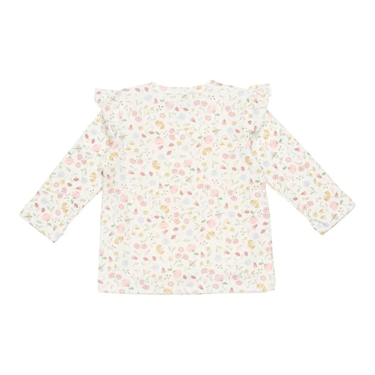 LITTLE DUTCH. T-shirt long sleeves Flowers & Butterflies - 50/56