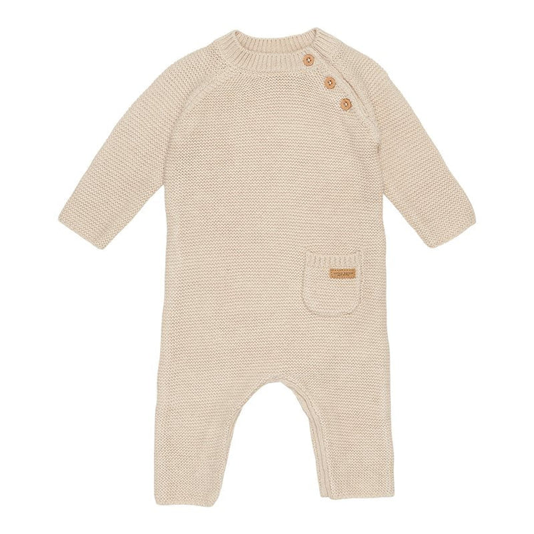 LITTLE DUTCH. Knitted one-piece suit Sand - 62