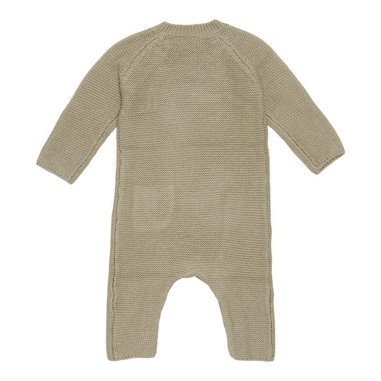 LITTLE DUTCH. Knitted one-piece suit Olive - 68