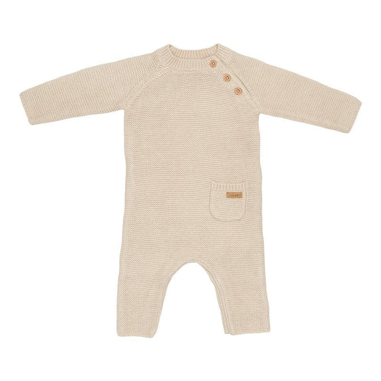 LITTLE DUTCH. Knitted one-piece suit Sand - 80