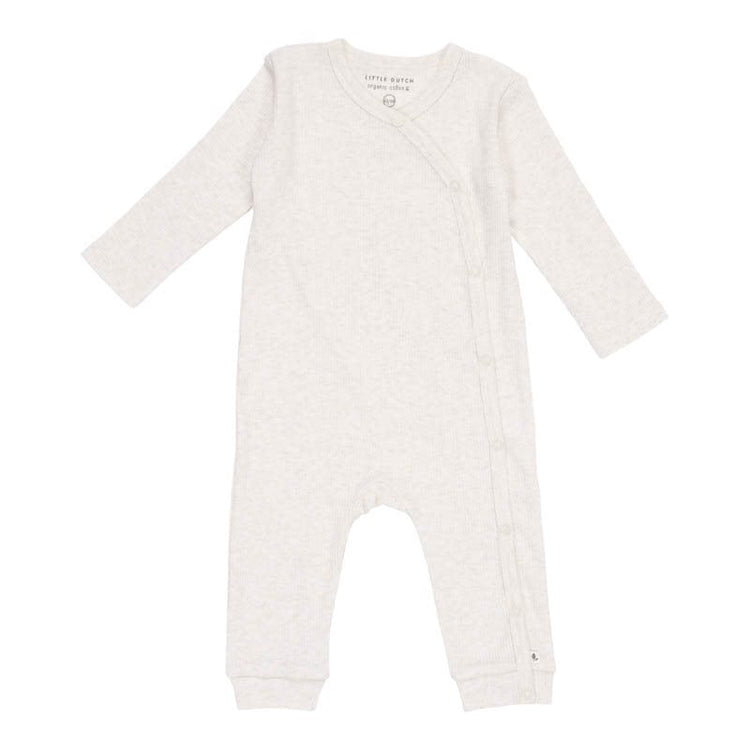 LITTLE DUTCH. One-piece wrap suit Rib Sand - No 50/56