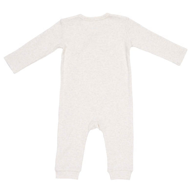 LITTLE DUTCH. One-piece wrap suit Rib Sand - No 50/56