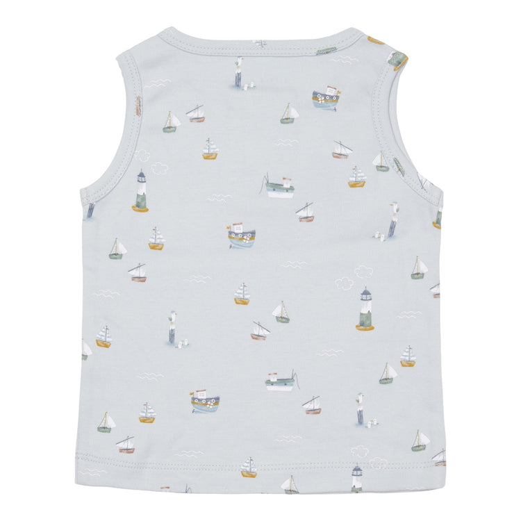 LITTLE DUTCH. Singlet Sailors Bay Blue - 62