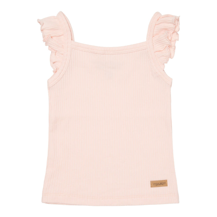 LITTLE DUTCH. Singlet with frills Pink - 62