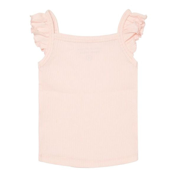 LITTLE DUTCH. Singlet with frills Pink - 68