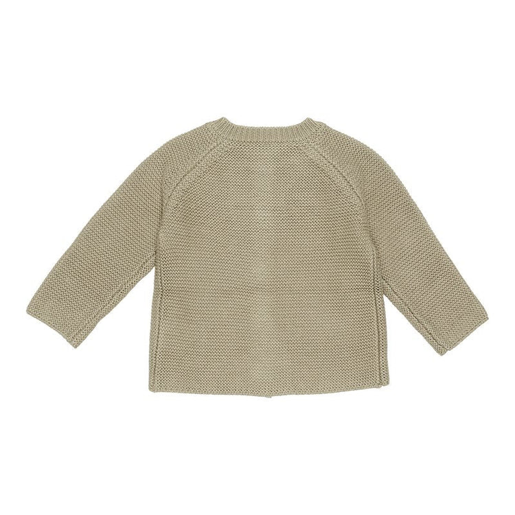 LITTLE DUTCH. Knitted cardigan Olive - 50/56