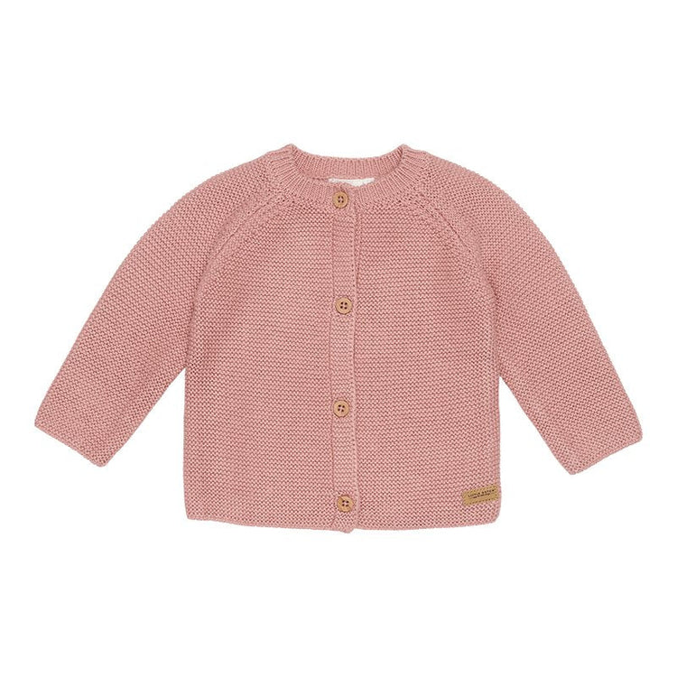 LITTLE DUTCH. Πλεκτή ζακέτα Vintage Pink