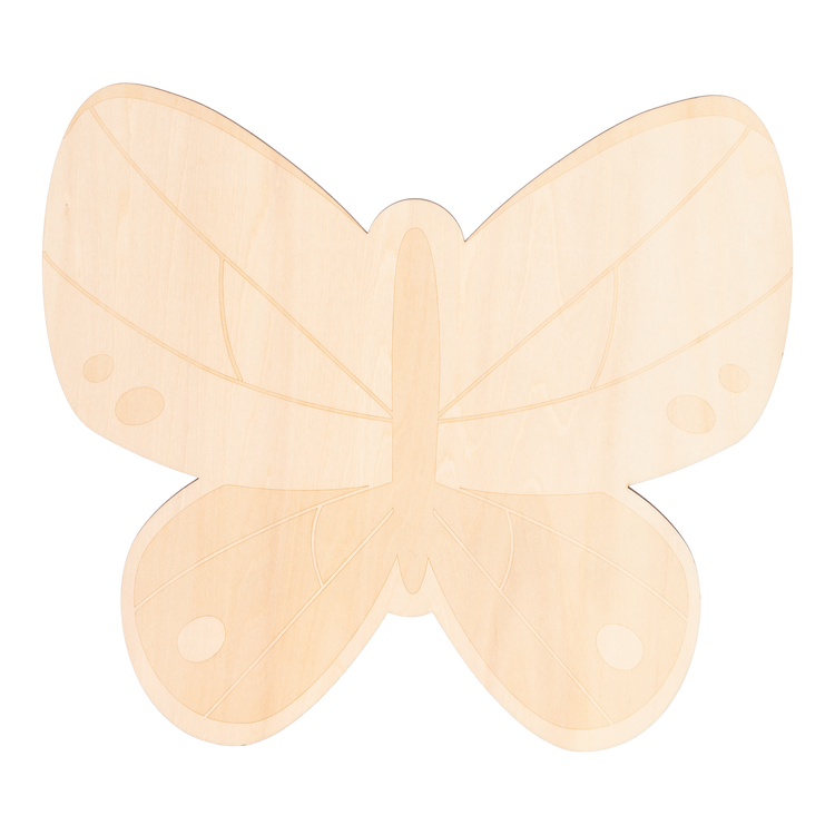 LITTLE DUTCH. Ξύλινο φωτιστικό τοίχου Butterfly