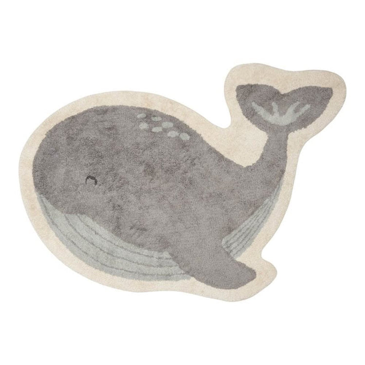 LITTLE DUTCH. Rug Whale - 90x140 cm