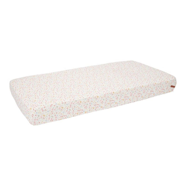 LITTLE DUTCH. Σεντόνι με λάστιχο για βρεφικό κρεβάτι Flowers & Butterflies 60x120