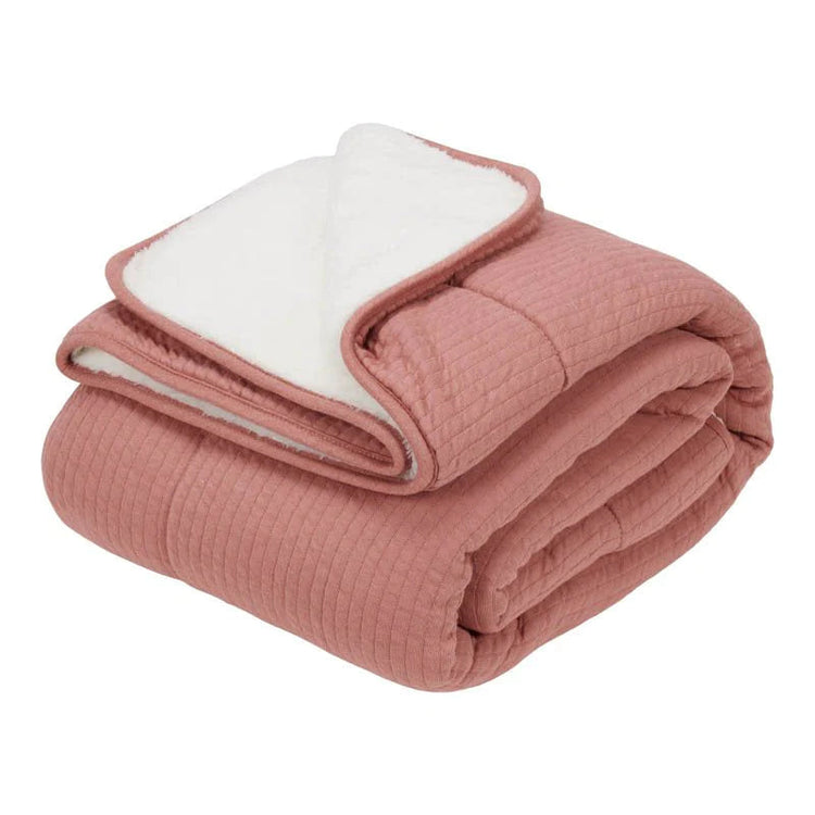 LITTLE DUTCH. Bassinet blanket Pure Pink Blush