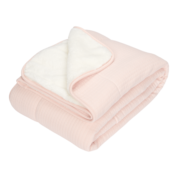 LITTLE DUTCH.  Κουβέρτα Pure Soft Pink 70 x 100