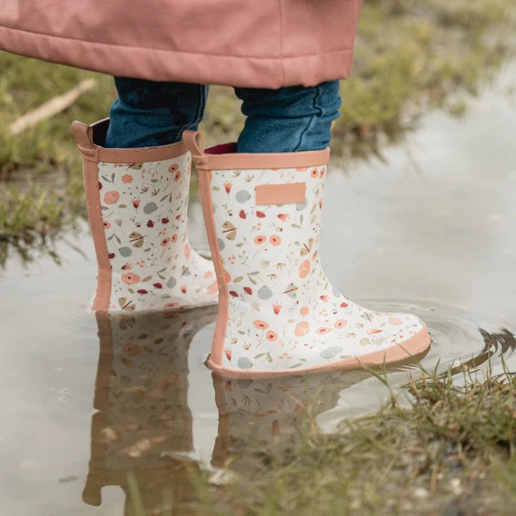 LITTLE DUTCH. Rain Boots Flowers & Butterflies - 24/25