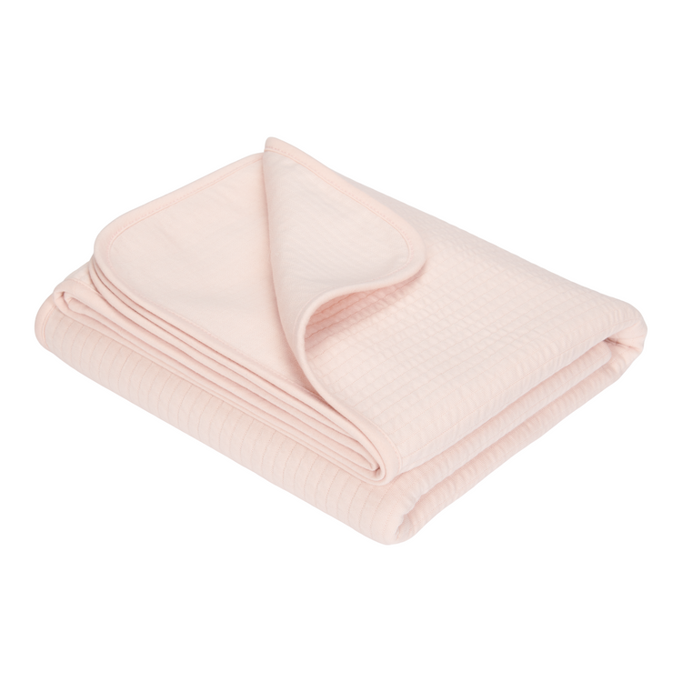 LITTLE DUTCH. Bassinet summer blanket Pure Soft Pink 100 x 70