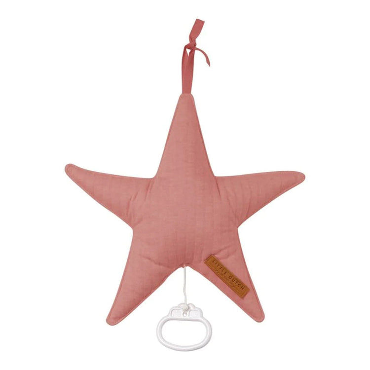 LITTLE DUTCH. Star-shaped music box Pure Pink Blush
