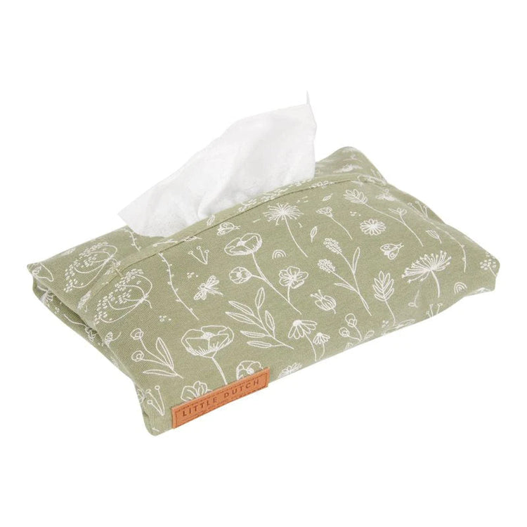 LITTLE DUTCH. Baby wipes cover Wild Flowers Olive