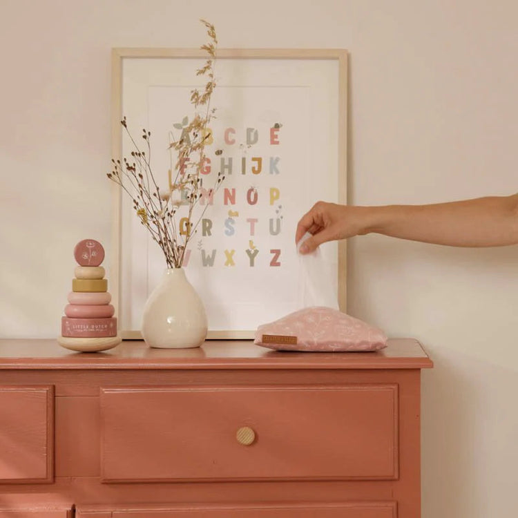 LITTLE DUTCH. Baby wipes cover Wild Flowers Pink